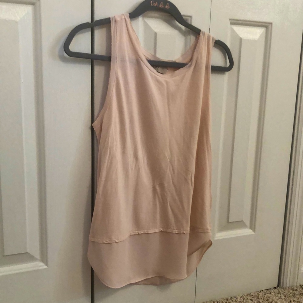 Light pink LOFT tank top